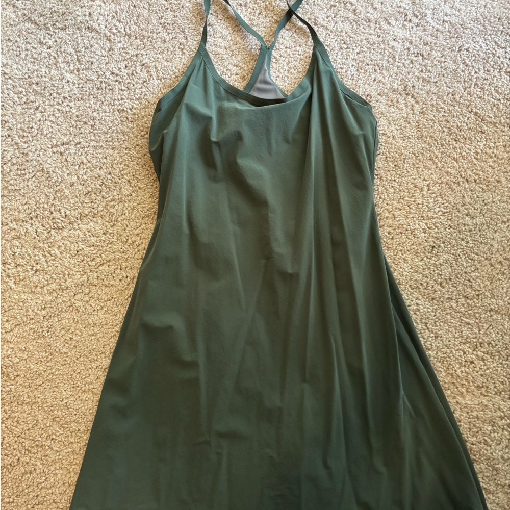 Green exercise dress